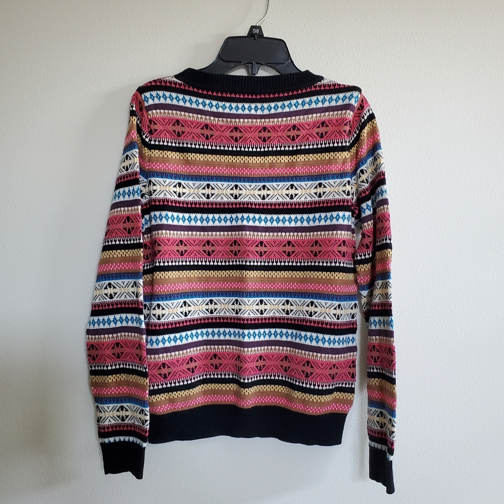 Fun Pattern Striped Sweater - Picture 5 of 5